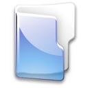 Filesystem folder blue icon