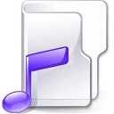 Filesystem folder music icon