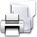 Filesystem-folder-print icon