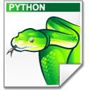 Mimetype source py snake icon