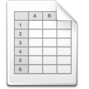 Mimetype spreadsheet icon