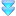 Action arrow blue double down icon