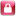 Action lock pink icon