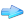 Action arrow blue flat right icon