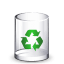 Filesystem trash empty icon