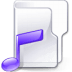 Filesystem-folder-music icon