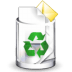 Filesystem-trash-full icon