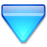 Action-arrow-blue-down icon
