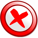 Button cancel icon