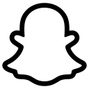 Font Awesome Brands Snapchat icon