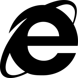 Font Awesome Brands Internet Explorer icon