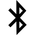 FontAwesome-Brands-Bluetooth-B icon