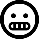 Font Awesome Emoji Face Grimace icon