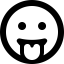 FontAwesome-Emoji-Face-Grin-Tongue icon