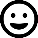 FontAwesome-Emoji-Face-Grin icon
