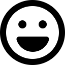 Font Awesome Emoji Face Laugh icon