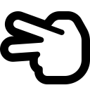 Font Awesome Emoji Hand Scissors icon