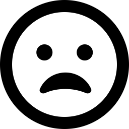 Font Awesome Emoji Face Frown Open icon
