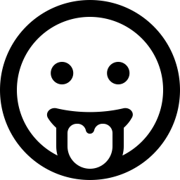 Font Awesome Emoji Face Grin Tongue icon