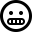 Font Awesome Emoji Face Grimace icon
