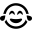 Font Awesome Emoji Face Grin Tears icon