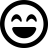 FontAwesome-Emoji-Face-Laugh-Beam icon
