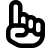 FontAwesome-Emoji-Hand-Point-Up icon