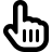 Font Awesome Emoji Hand Pointer icon