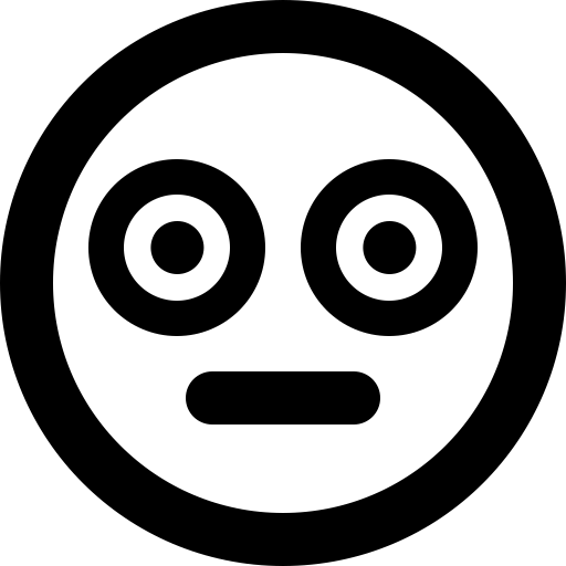 FontAwesome-Emoji-Face-Flushed icon