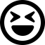 Font Awesome Emoji Face Laugh Squint icon