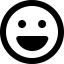 Font Awesome Emoji Face Laugh icon
