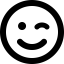 Font Awesome Emoji Face Smile Wink icon