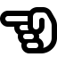 Font Awesome Emoji Hand Point Left icon