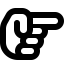 Font Awesome Emoji Hand Point Right icon