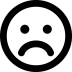 FontAwesome-Emoji-Face-Frown icon