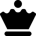Font Awesome Chess Queen icon