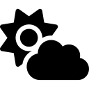 FontAwesome-Cloud-Sun icon