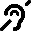 FontAwesome-Ear-Deaf icon