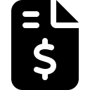 FontAwesome-File-Invoice-Dollar icon