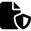 FontAwesome-File-Shield icon