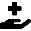 Font Awesome Hand Holding Medical icon