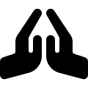 FontAwesome-Hands-Praying icon