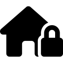 Font Awesome House Lock icon
