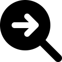 Font Awesome Magnifying Glass Arrow Right icon