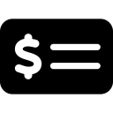 FontAwesome-Money-Check-Dollar icon