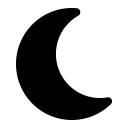 FontAwesome-Moon icon