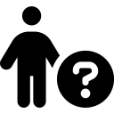 Font Awesome Person Circle Question icon