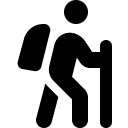 FontAwesome-Person-Hiking icon