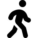 Font Awesome Person Walking icon
