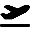 Font Awesome Plane Departure icon